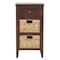 Safavieh Everly Drawer Side Table- Cherry - 27.6 x 11.8 x 15 in. AMH5743C - alternate 1